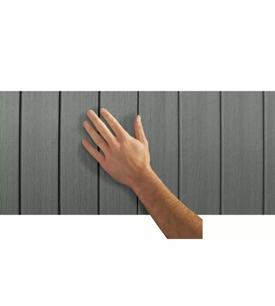 CASETTA DA GIARDINO KETER "DARWIN 6x6" IN EVOTECH+ COLORE VERDE CON PORTA BATTENTE DOPPIA 190X183X221 CM